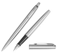 PARKER Schreibset DuoSet Jotter Edelstahl C.C. silber