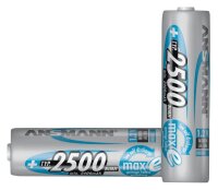 ANSMANN Akkus Ni-MH Mignon AA 2.400 mAh, 4 St.