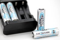 ANSMANN Akkus Ni-MH Mignon AA 2.400 mAh, 4 St.