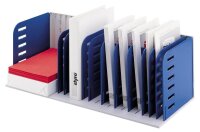 styro Sortierstation styrorac grau/blau mit 7 Fächern