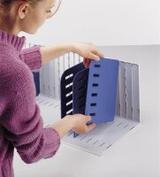 styro Sortierstation styrorac grau/blau mit 7 Fächern