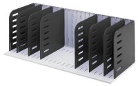 styro Sortierstation styrorac grau/schwarz mit 7 Fächern