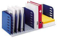 styro Sortierstation styrorac grau/blau mit 7 Fächern