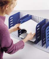 styro Sortierstation styrorac grau/blau mit 7 Fächern