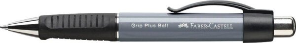 FABER-CASTELL Kugelschreiber GRIP Plus Ball stone grey, Schreibfarbe: blau, 1 St.