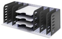 styro Sortierstation styrorac grau/schwarz mit 7 Fächern