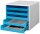 M&M Schubladenbox  ocean-blue 30050961, DIN A4 mit 5 Schubladen, 1 St.
