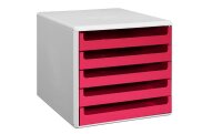 M&M Schubladenbox  sunset-red 30050960, DIN A4 mit 5...