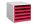 M&M Schubladenbox  sunset-red 30050960, DIN A4 mit 5 Schubladen, 1 St.