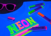 FABER-CASTELL Neon Textilmarker farbsortiert 1,0 - 5,0...