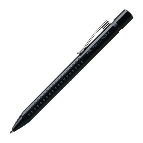 FABER-CASTELL Kugelschreiber GRIP 2010 schwarz, Schreibfarbe: blau, 1 St.