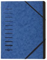 PAGNA Ordnungsmappe 7 Fächer blau, 1 St.
