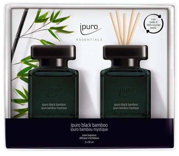 ipuro Raumduft ESSENTIALS black bamboo herb 2x 50 ml, 2 St.  ( IFC5098 )
