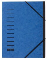 PAGNA Ordnungsmappe Ordnungsmappen 12 Fächer blau, 1...