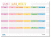 Häfft® Verlag Stadt-Land-What? Spielblock  (...