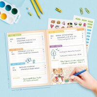 Häfft® Verlag Hausaufgabenheft Rasselbande liniert DIN A5 ohne Rand, 112 Blatt, 1 St.