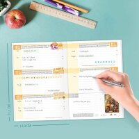 Häfft® Verlag Hausaufgabenheft Let´s play liniert DIN A5 ohne Rand, 112 Blatt  ( 8339-3 )