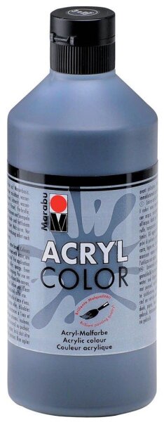 Marabu 073 Acrylfarbe schwarz 500,0 ml, 1 St.