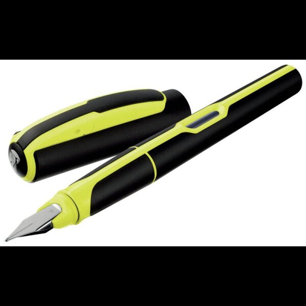 Pelikan Style P57 Patronenfüller neongelb/schwarz M (mittel), 1 St.