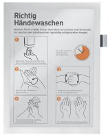 DURABLE Magnetrahmen selbstklebend DURAFRAME NOTE silber...