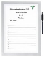 DURABLE Magnetrahmen selbstklebend DURAFRAME NOTE silber A4, 1 St.