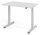 HAMMERBACHER XMST12 elektrisch höhenverstellbarer Schreibtisch lichtgrau rechteckig, T-Fuß-Gestell silber 120,0 x 80,0 cm