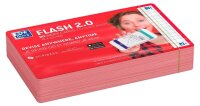 OXFORD Karteikarten FLASH 2.0 DIN A7 weiß, rot...