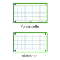 OXFORD Karteikarten FLASH 2.0 DIN A7 weiß, grün kariert, 80 St.