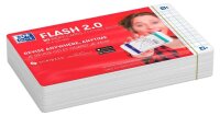 OXFORD Karteikarten FLASH 2.0 DIN A7 weiß kariert, 80 St.