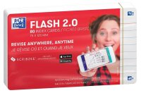 OXFORD Karteikarten FLASH 2.0 DIN A7 weiß liniert,...