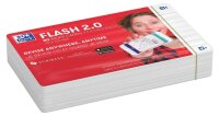OXFORD Karteikarten FLASH 2.0 DIN A7 weiß liniert, 80 St.