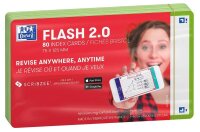 OXFORD Karteikarten FLASH 2.0 DIN A7 weiß,...