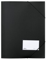 DURABLE Eckspanner DIN A4 schwarz, 5 St.