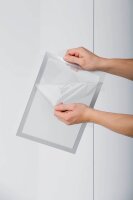 DURABLE Magnetrahmen selbstklebend DURAFRAME SUN silber A4, 2 St.