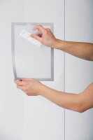 DURABLE Magnetrahmen selbstklebend DURAFRAME SUN silber A4, 2 St.