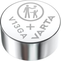 VARTA Knopfzellen V13GA/LR44 Alkali-Mangan 1,5 V, 4 St.