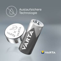 VARTA Knopfzellen V13GA/LR44 Alkali-Mangan 1,5 V, 4 St.