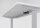 HAMMERBACHER XMST16 elektrisch höhenverstellbarer Schreibtisch lichtgrau rechteckig, T-Fuß-Gestell silber 160,0 x 80,0 cm