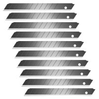 Hansa Cuttermesser-Klingen Ersatzklingen schwarz 9 mm, 10...