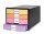 HAN Schubladenbox IMPULS  gelb, orange, rosa, lila 1012-139D, DIN A4 mit 4 Schubladen, 1 St.