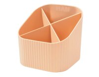 HAN Stiftehalter X-LOOP pastellorange Kunststoff 4...