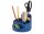 HAN Schreibtisch-Organizer RONDO KARMA öko-blau Polypropylen 9 Fächer 14,0 x 14,0 x 10,9 cm