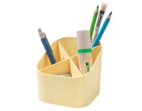 HAN Stiftehalter X-LOOP pastellgelb Kunststoff 4...