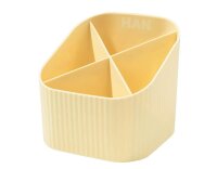 HAN Stiftehalter X-LOOP pastellgelb Kunststoff 4...