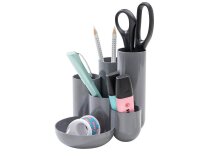HAN Schreibtisch-Organizer CAMPUS dunkelgrau Polystyrol 6...