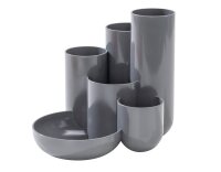 HAN Schreibtisch-Organizer CAMPUS dunkelgrau Polystyrol 6...