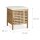 relaxdays Badhocker 10020156_0 braun, 1 St.