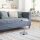 relaxdays Beistelltisch rund Glas silber 45,0 x 45,0 x 52,0 cm, 1 St.