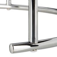 relaxdays Beistelltische-Set rund MDF-Platte weiß, 2 St.