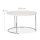 relaxdays Beistelltische-Set rund MDF-Platte weiß, 2 St.